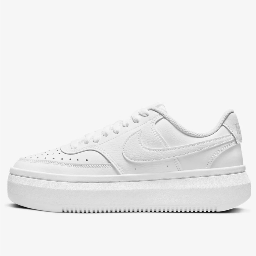 Nike white platform sneakers 11